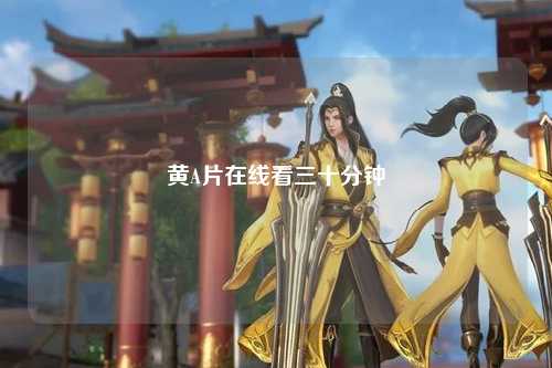 黄A片在线看三十分钟