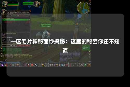 一区毛片神秘面纱揭秘：这里的秘密你还不知道