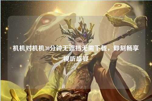 机机对机机30分钟无遮挡无需下载，即刻畅享视听盛宴