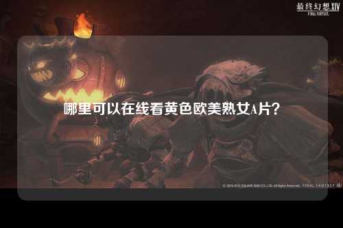 哪里可以在线看黄色欧美熟女A片？