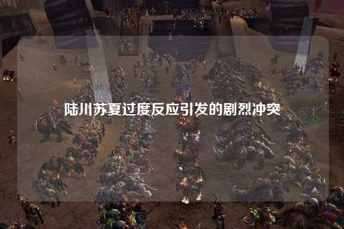 陆川苏夏过度反应引发的剧烈冲突